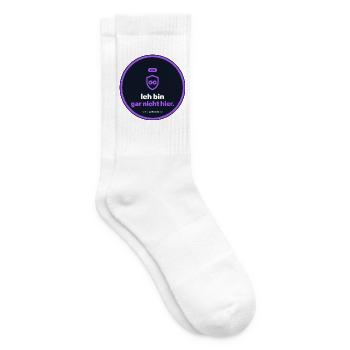 Ich Bin Gar Nicht Hier. VPN Nerd Shirt - Tennissocken - Weiß - Rechts