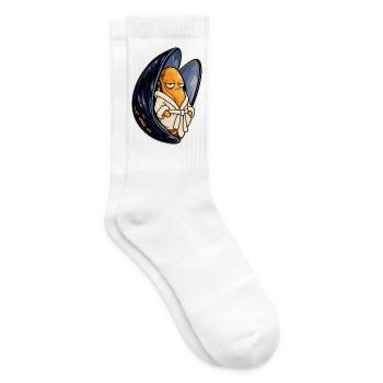Blaser Bademantel-Schimmel – Humor und Faulheit - Tennissocken - Weiß - Rechts