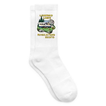 CAMPING LENKRAD LINKS REISELEITUNG RECHTS - Tennissocken - Weiß - Rechts