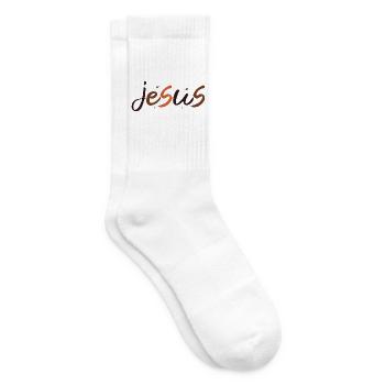 Jesus - Tennissocken - Weiß - Rechts