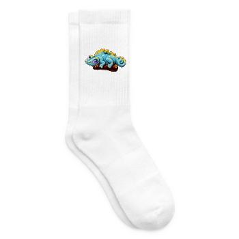Jaszczurka_SpokoLoko - Tennissocken - Weiß - Rechts