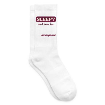 Frauen Schlaf in den Wechseljahren - Tennissocken - Weiß - Rechts