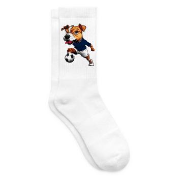 JRT Fussball - Tennissocken - Weiß - Rechts
