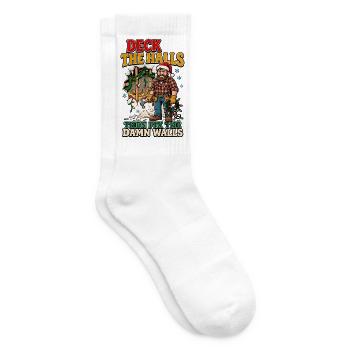 Dekoriere die Flure und repariere dann die Wände - Tennissocken - Weiß - Rechts