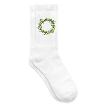 Mistelkranz - Tennissocken - Weiß - Rechts