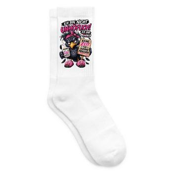 Ich bin nicht Unhöflich - Tennissocken - Weiß - Rechts