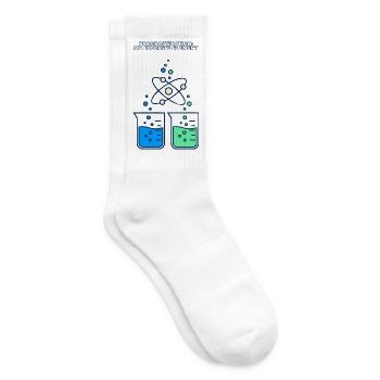 Prokrastination – meine Lieblings-Elementwissenschaft - Tennissocken - Weiß - Rechts