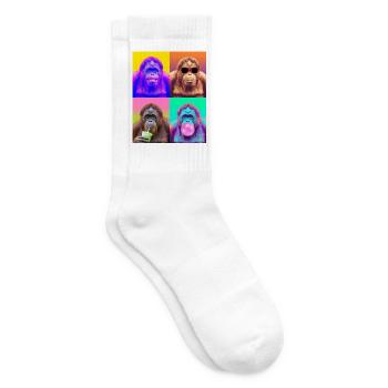 Orang-Utans Orang-Utan - Tennissocken - Weiß - Rechts