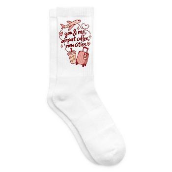 You & Me – New Cities - Tennissocken - Weiß - Rechts