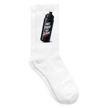 No Pain No Gain Flasche Design - Tennissocken - Weiß - Rechts
