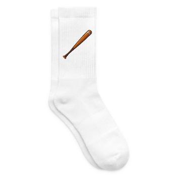 Baseballschläger - Tennissocken - Weiß - Rechts