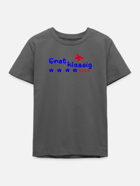 Schulanfang Erstklassig 2024 - Teenager Organic T-Shirt Mini Creator von Stanley/Stella - Anthrazit
