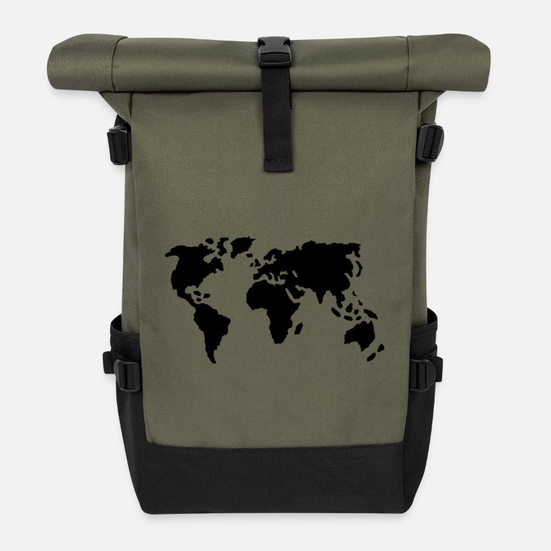 Welt - Rolltop Rucksack - Olive/Schwarz