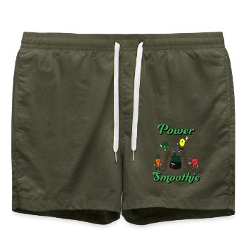 Smoothie Power - Badeshorts - Olive - Vorne - AI Model Male 185 light (185cm)
