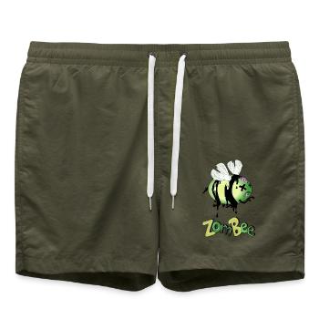 ZomBee - Badeshorts - Olive - Vorne - AI Model Male 185 light (185cm)