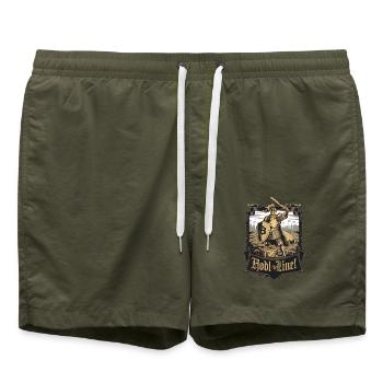 Hodl la ligne ! - Short de bain - vert olive - Devant - AI Model Male 185 light (185cm)