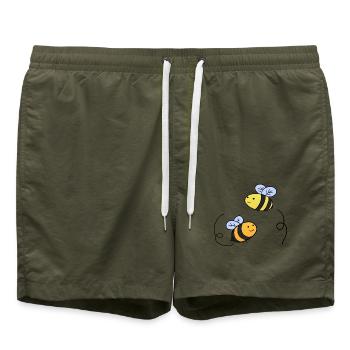 Baby Bee - Badeshorts - Olive - Vorne - AI Model Male 185 light (185cm)