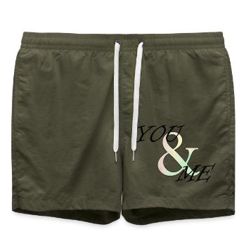 You&Me - Badeshorts - Olive - Vorne - AI Model Male 185 light (185cm)