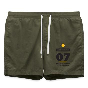 Ardechois 07 Forever and Ever T-Shirt ... - Badeshorts - Olive - Vorne - AI Model Male 185 light (185cm)