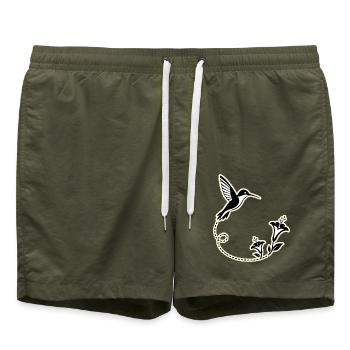 TINY WING PATROL - Badeshorts - Olive - Vorne - AI Model Male 185 light (185cm)