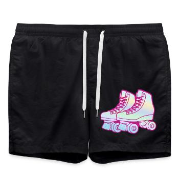 Rollschuhe Roller Skates Kinder Rollschuh Mädchen - Badeshorts - Schwarz - Vorne - AI Model Male 185 light (185cm)