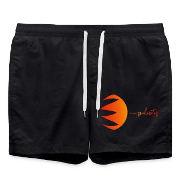 Seelenverwandte Paar Shirt seelenverwandt - Badeshorts - Schwarz - Vorne - AI Model Male 185 light (185cm)
