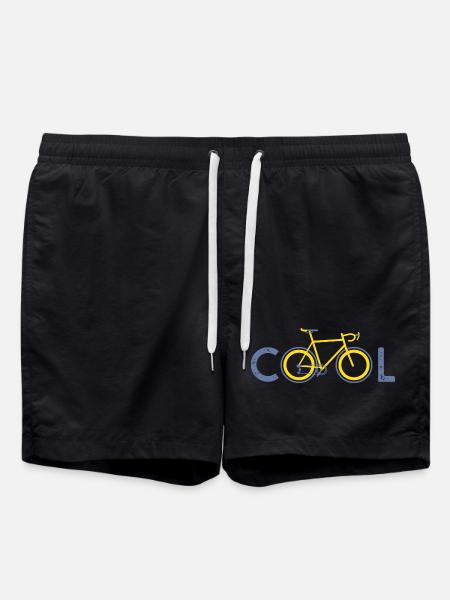 Cool Vélo – Leidenschaftlicher Radfahrer - Badeshorts - Schwarz