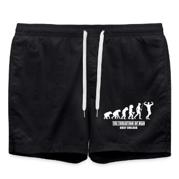 Evolution Kraftsport - Badeshorts - Schwarz - Vorne - AI Model Male 185 light (185cm)