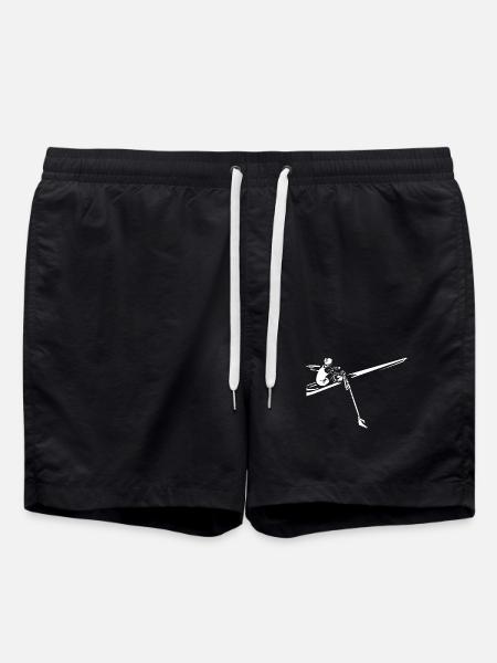 Unbeugsamer Ruderer Stromschnellen - Badeshorts - Schwarz