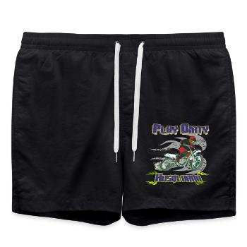 Husqvarna - Badeshorts - Schwarz - Vorne - AI Model Male 185 light (185cm)