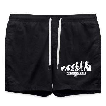 schmied Evolution - Badeshorts - Schwarz - Vorne - AI Model Male 185 light (185cm)