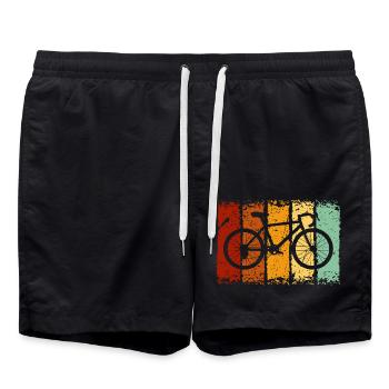 Fahrrad - Badeshorts - Schwarz - Vorne - AI Model Male 185 light (185cm)
