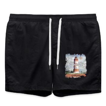 ISOKARI LIGHTHOUSE PRODUKTE FÜR ALLE ALTERSGRUPPEN, siehe - Badeshorts - Schwarz - Vorne - AI Model Male 185 light (185cm)