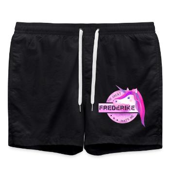 Frederike - Badeshorts - Schwarz - Vorne - AI Model Male 185 light (185cm)