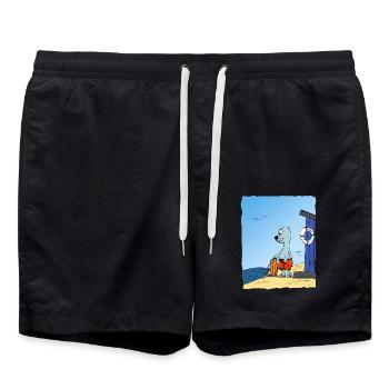bademeister - Badeshorts - Schwarz - Vorne - AI Model Male 185 light (185cm)