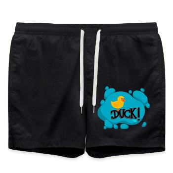 Duck! - Calypso Blous - Badeshorts - Schwarz - Vorne - AI Model Male 185 light (185cm)