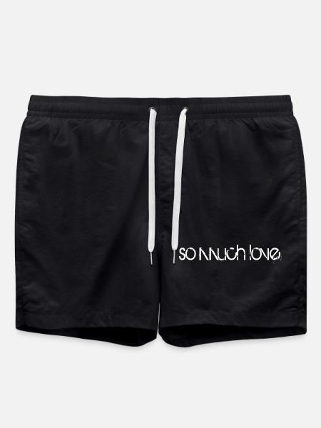 so much love - Badeshorts - Schwarz