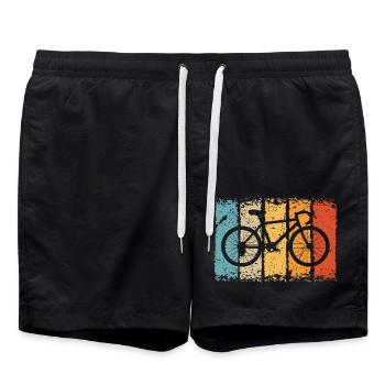 Fahrrad - Badeshorts - Schwarz - Vorne - AI Model Male 185 light (185cm)