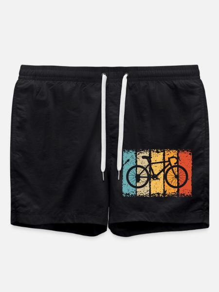 Fahrrad - Badeshorts - Schwarz