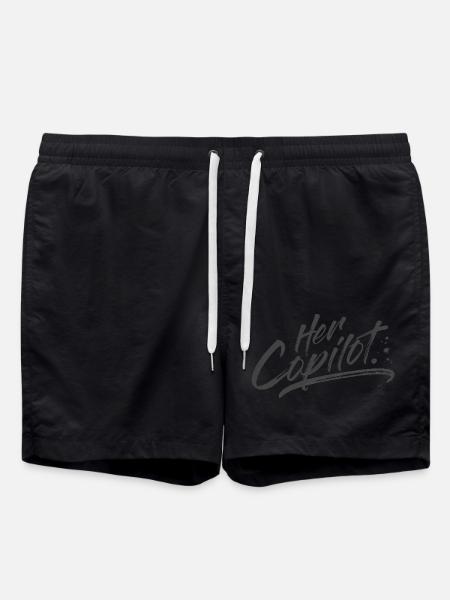 Her Copilot - Swim Trunks - black