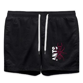 Winzige Ameise Insektenkolonie - Badeshorts - Schwarz - Vorne - AI Model Male 185 light (185cm)