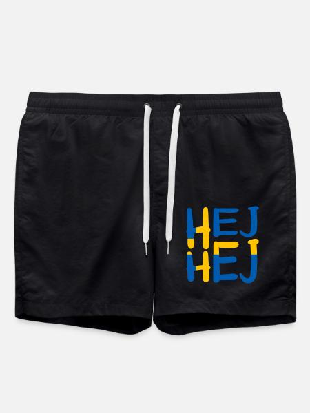 HEJ HEJ SWEDEN - Swim Trunks - black