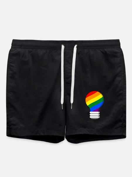 Gay Pride - Swim Trunks - black