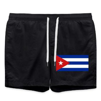 Kuba - Badeshorts - Schwarz - Vorne - AI Model Male 185 light (185cm)