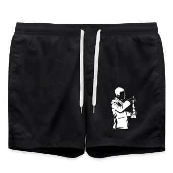 Präziser Knochenchirurg Orthopäde - Badeshorts - Schwarz - Vorne - AI Model Male 185 light (185cm)