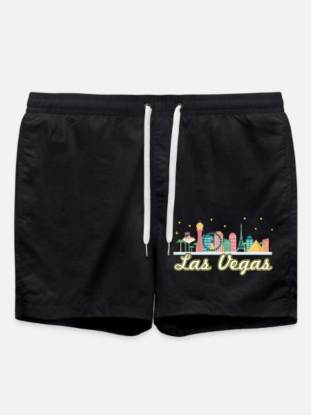 Las Vegas Strip - Badeshorts - Schwarz