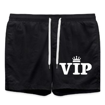 VIP - Badeshorts - Schwarz - Vorne - AI Model Male 185 light (185cm)