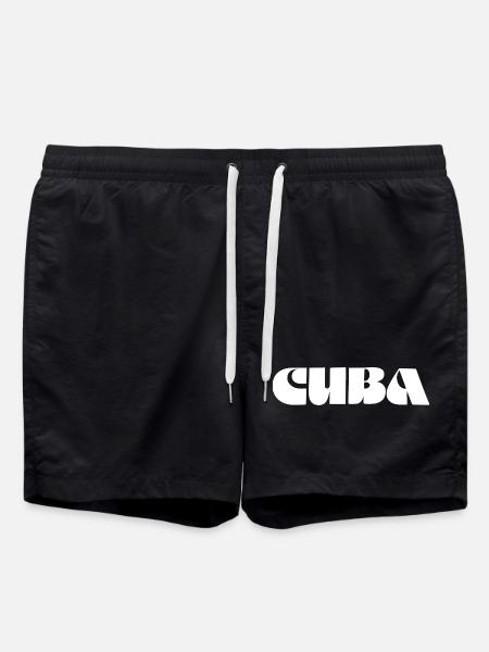 Kuba - Badeshorts - Schwarz