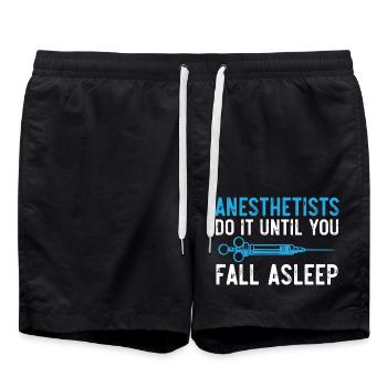Anästhesisten machen es, bis du einschläfst - Badeshorts - Schwarz - Vorne - AI Model Male 185 light (185cm)