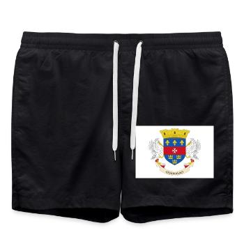 Saint Barthélemy - Badeshorts - Schwarz - Vorne - AI Model Male 185 light (185cm)